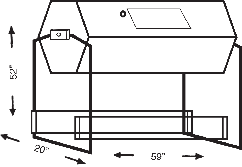 Acrylic Rotating Drum Collassal