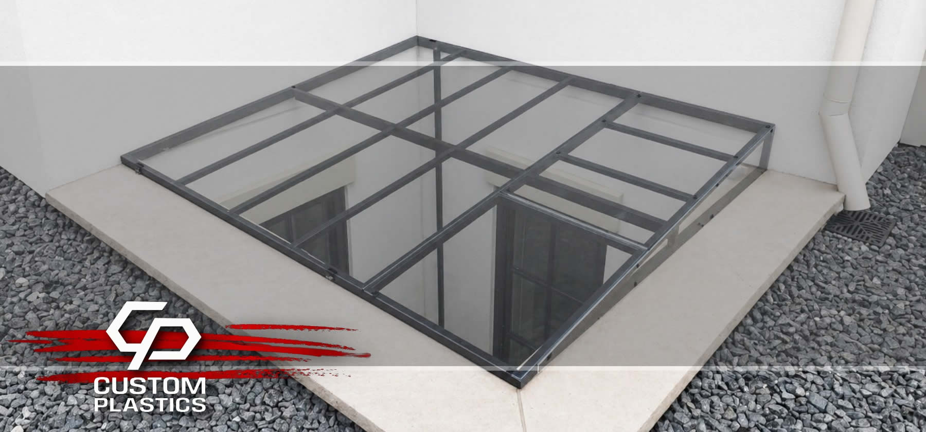 Get Custom Aluminum Window Well Covers from Custom Plastics of Fargo, North Dakota.