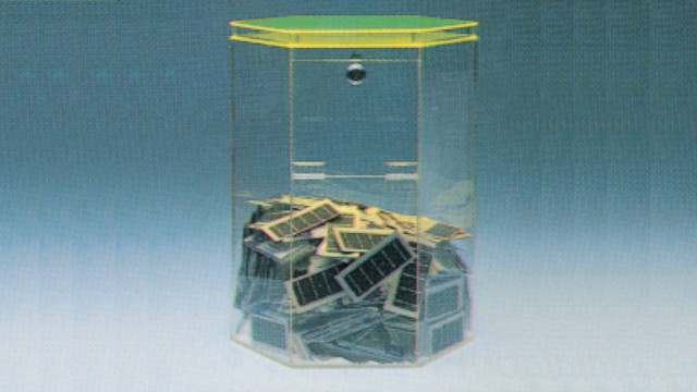 Acrylic Dispenser Gaming Box: Hex Dispenser