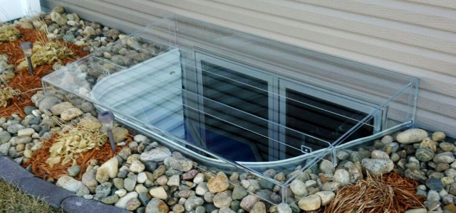 Acrylic Egress Window Well Cover Galvanized Steel