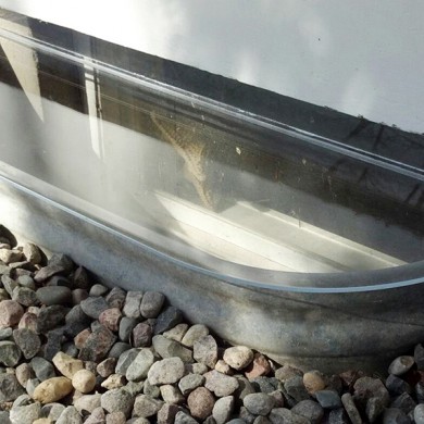 Acrylic Egress Window Well Cover Galvanized Steel