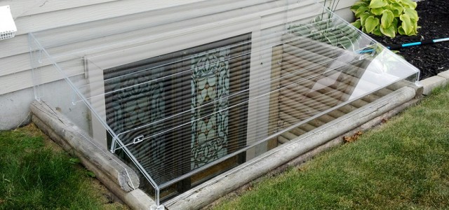 Acrylic Egress Window Well Cover Timber Egress Frame