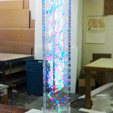 Custom Plastic Light Up Candy Holder