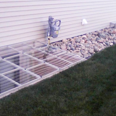 Stell Frame Window Well Cover