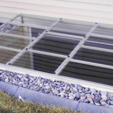 Steel Frame Window Well Cover Front