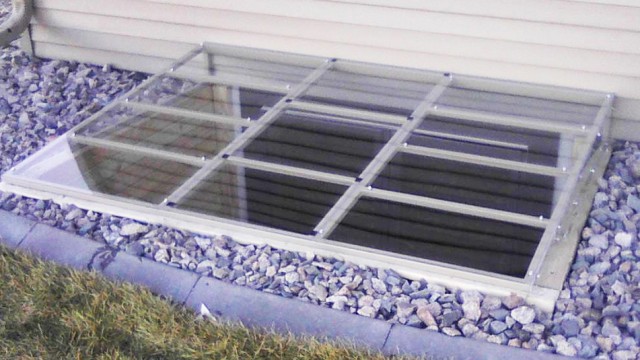 Steel Frame Window Well Cover Front