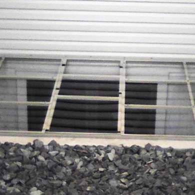 Steel Frame Window Well Cover Inside U