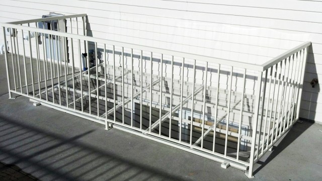 Steel Frame Window Well Cover with Fencing