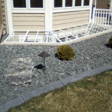 Custom Plastics - Aluminum Frame Window Well Cover Angled